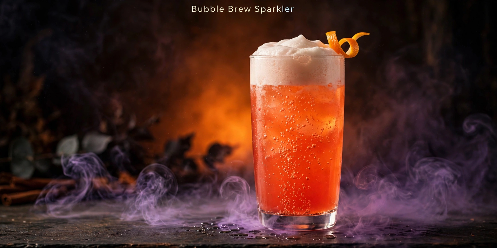 Bubble Brew DQ Sparkler blood orange lemonade sparkling drink with cold foam in a Dairy Queen cup