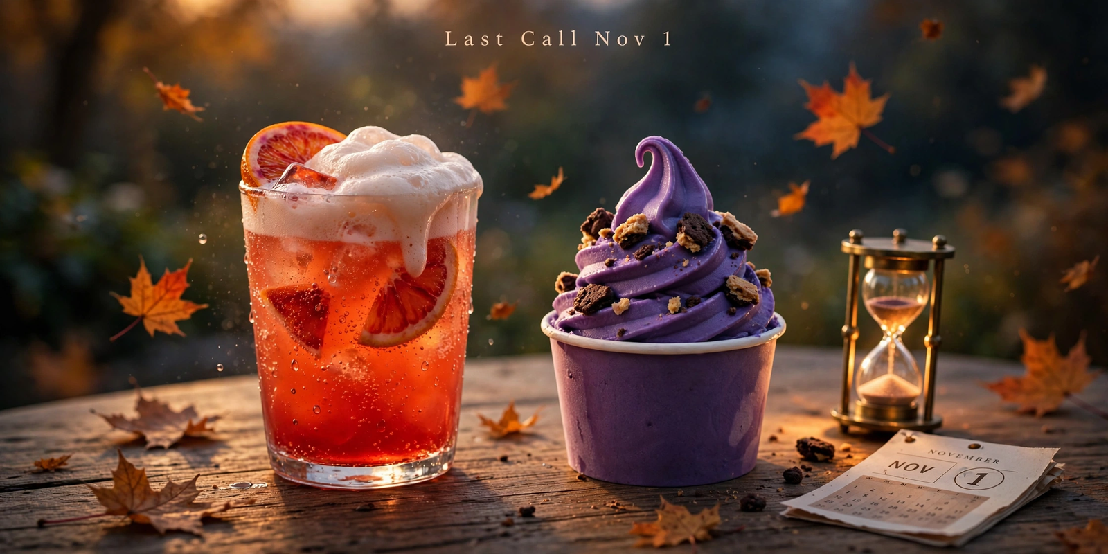 DQ Canada Spellbound Series Halloween menu with the Bubble Brew Sparkler and Enchanted OREO Blizzard