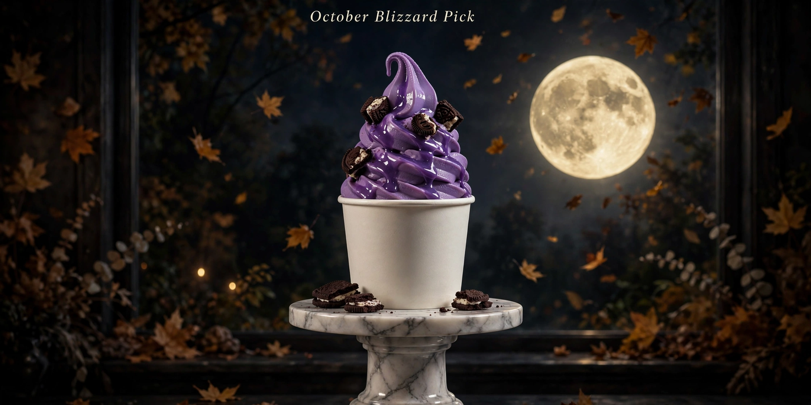 Enchanted OREO Blizzard, the October 2026 Blizzard of the Month at Dairy Queen Canada