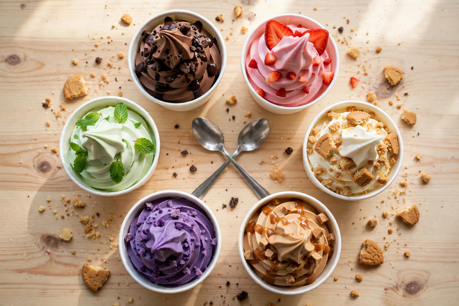 Selection of Dairy Queen Blizzard flavours available in Canada