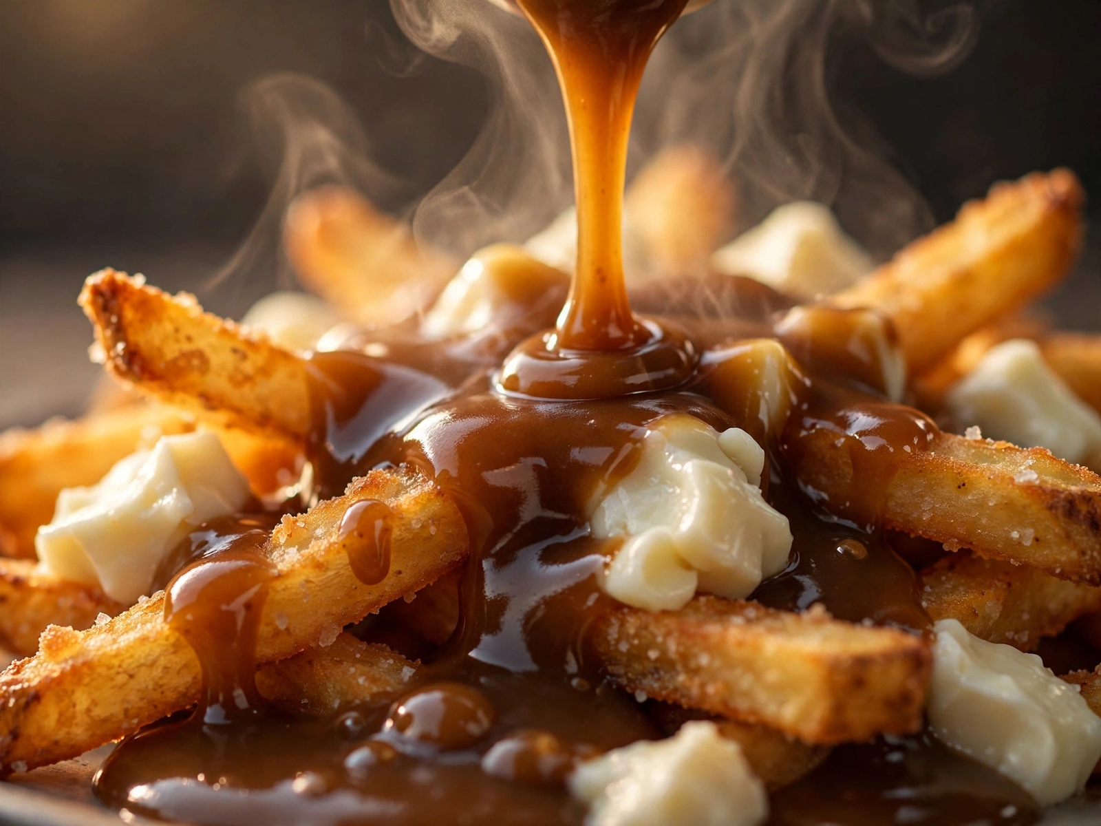 gravy poured over fries